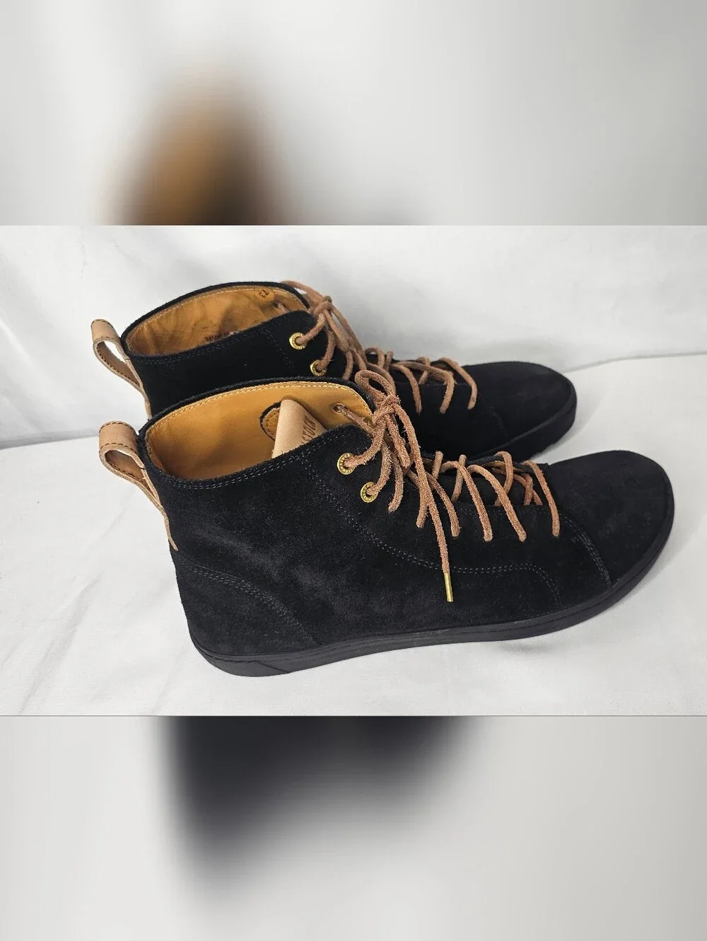 Birkenstock Bartlett Black Suede High Top Sneaker Boots Mens 10 Womens 12 EU 43